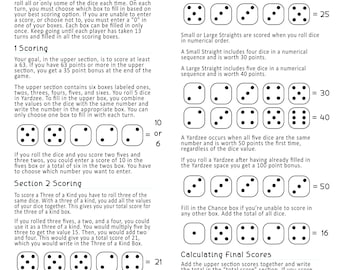 Yardzee pointers Etsy photo regarding Yardzee Rules Printable identify Yardzee recommendations Etsy
